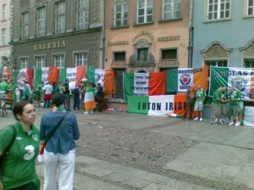 Irish flags